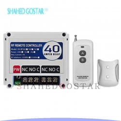 ریموت کنترل 2 کانال 40 آمپر برد متوسط